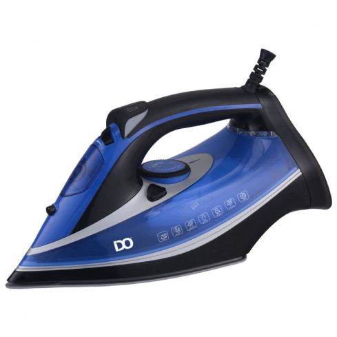 IDO Steam Iron, 2800 Watt, Ceramic Soleplate, SI2800-BGY - Blue*Black