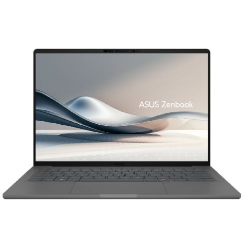  اسوس Zenbook A14 لابتوب، Snapdragon® X Elite X1E 78 100،  32 جيجابايت رام، 1 تيرابايت SSD، Qualcomm® Adreno ™، 14 بوصة WUXGA OLED، UX3407RA-QD010W، ويندوز - رمادي