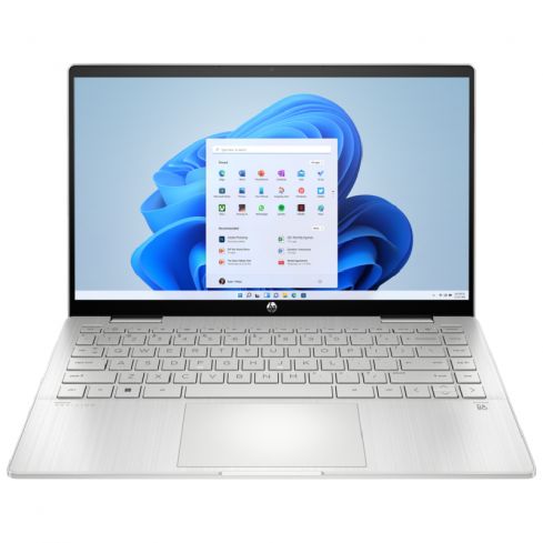 أتش بي Pavilion x360 14-ek1038ne لابتوب، معالج Intel® Core™ i7-1355U، كارت شاشة Intel® Iris® Xᵉ، رامات 16 جيجابايت، 512 جيجابايت SSD، شاشة 14 بوصة FHD، نظام تشغيل ويندوز 11 - فضي