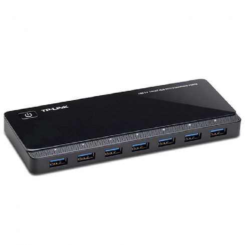 Tp-Link UH-720 USB 3.0 7-Port Hub with 2 Charging Ports - Black