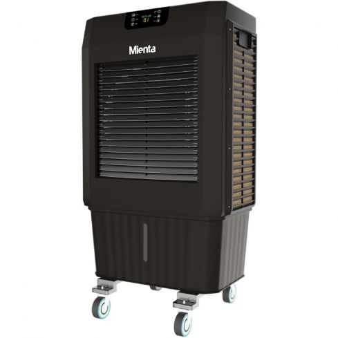 Mienta Air Cooler With Remote,85 liters with water and ice, 3 speeds, AC49138B - Black