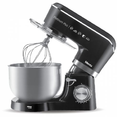 Mienta Platinum Plus Stand Mixer, 5.5 Liter, 1300 Watt, KM38332A - Black