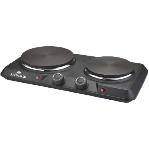 Armadillo Hot plate 2 eyes, 1900-2250W , ARM-SDA-HP-BK-0000 - Black