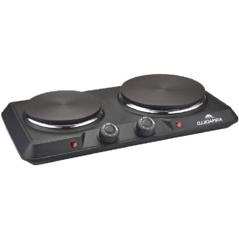 Armadillo Hot plate 2 eyes, 1900-2250W, ARM-SDA-HP-BK-0000 - Black