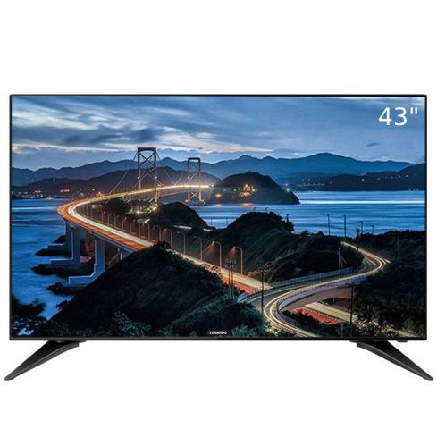 Tornado FHD DLED Smart TV 43 Inch, Wi-Fi Connection, 43ES4600E - Black