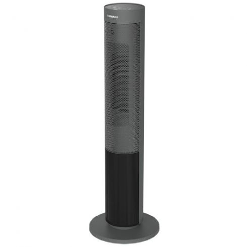 Tornado Ceramic Heater 2000 Watt, 16 Meter, Remote, TPH-2000DFG - Grey