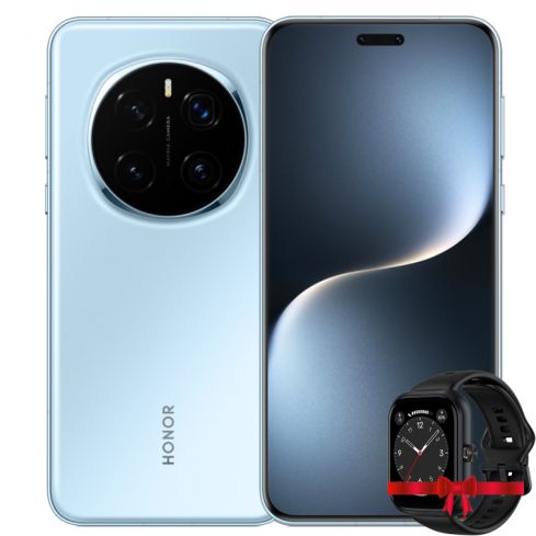 Honor Magic 7 Pro 5G 12GB Ram, 512GB - Breeze Blue  With Gift Honor Earbuds X7 Lite + Honor Choice Watch