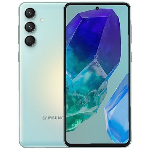 Samsung Galaxy M55 5G, سامسونج جالاكسي M55 5G، رامات 8 جيجابايت ، 256 جيجابايت - أخضر Ram, 256GB - Light Green