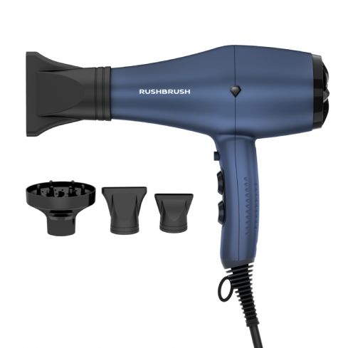 Rush Brush D3K Hair Dryer 3000 Watt - Navy Blue