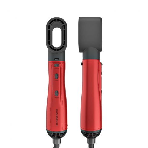 Rush Brush +6 Air Styler, 1300 Watts - Red