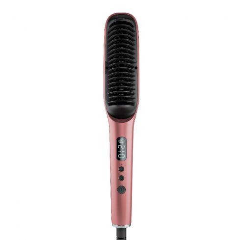 Rush Brush S2 Elite Hair Straightener Brush - Rose Gold