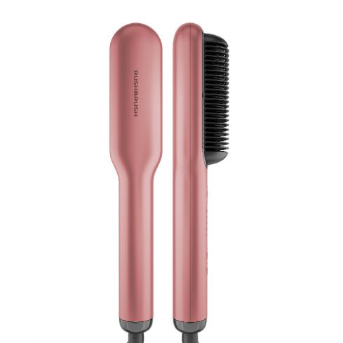 Rush Brush S2 Pentium Hair Straightener Brush, 220°C - Rose Gold