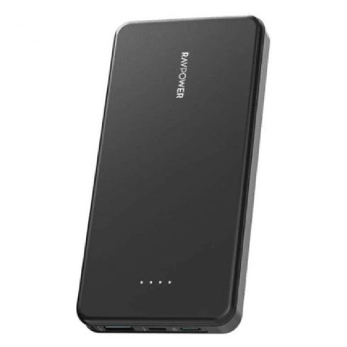  راف باور RP-PB1215 PD باور بنك 15 واط، 3 منافذ، 10000 مللي أمبير - أسود