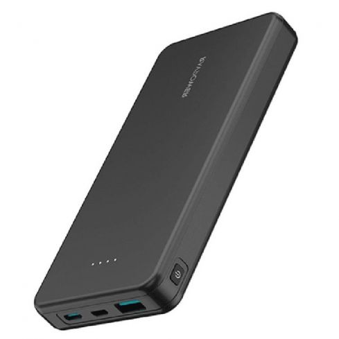 RavPower RP-PB1215 PD Power Bank, 15W, 3 Ports, 10000 mAh - Black