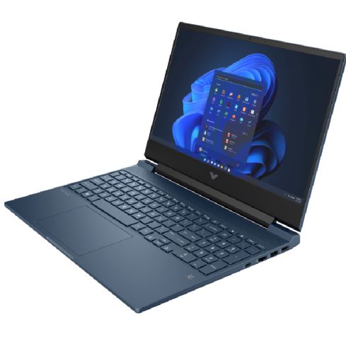  HP Victus لابتوب ألعاب، معالج Intel® Core™ i7-13700H، رامات 16 جيجابايت، 512 جيجابايت SSD، بطاقة رسومات NVIDIA® GeForce RTX™ 4050 سعة 6 جيجابايت، 15.6 بوصة FHD، ويندوز 11، 15-fa1109ne - أزرق