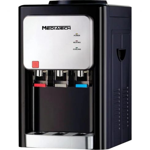  ميديا ​​تك مبرد مياه، ٣ صنابير، تحميل علوي، MT-WD2523D - أسود