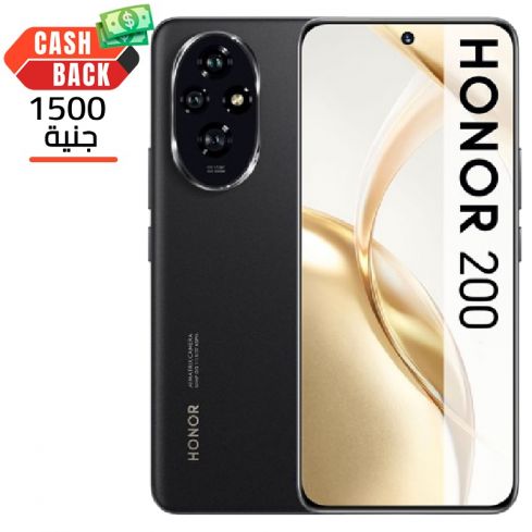 Honor 200  (5G) 12GB Ram, 512GB - Black