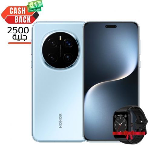 Honor Magic 7 Pro 5G 12GB Ram, 512GB - Breeze Blue  With Gift Honor Earbuds X7 Lite + Honor Choice Watch