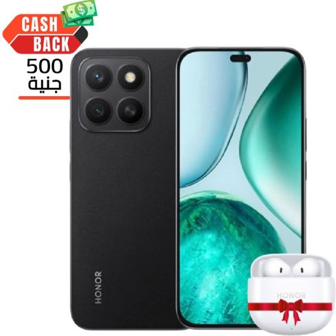 Honor X8C 8GB Ram, 512GB - Midnight Black + Free Gift Honor Earbuds X6