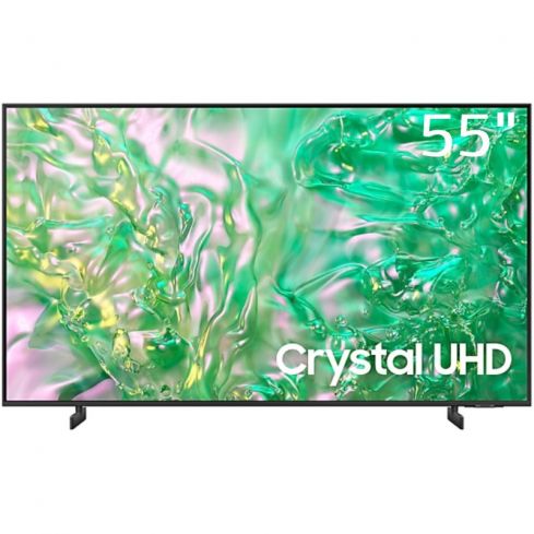  سامسونج تلفزيون 50 بوصة كريستال UHD 4K سمارت، 50DU8000 - أسود