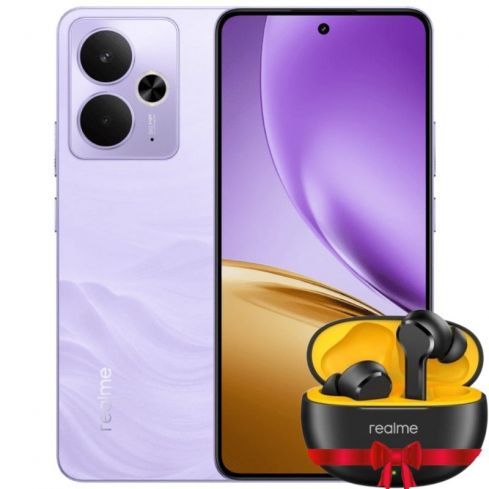 ريلمي 14T 5G، رامات 8 جيجابايت، 256 جيجابايت - بنفسجي + سماعة ريلمي بدز T01 هدية مجانية