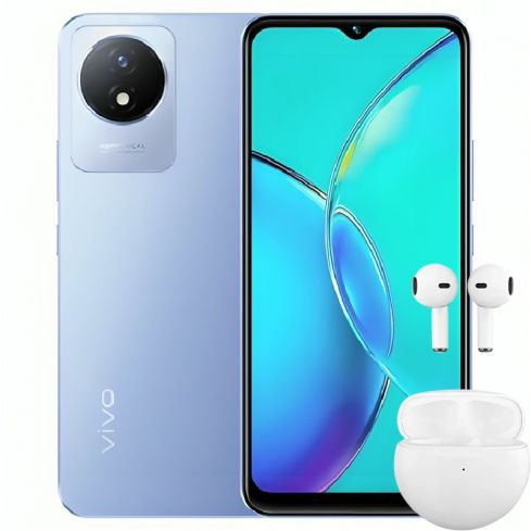 Vivo Y02T 4GB Ram, 64GB Cosmic Blue