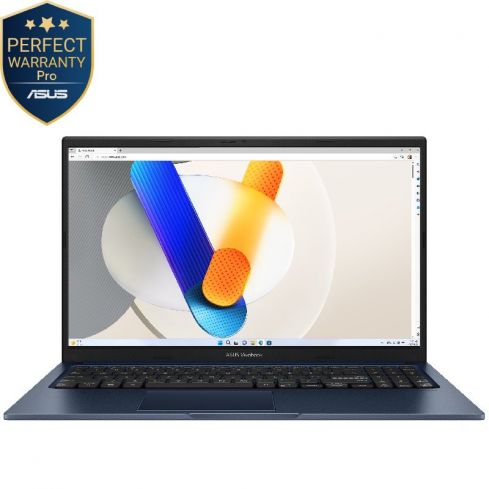 ASUS Vivobook 15 Laptop Intel® Core™ i7-13620H, 16GB Ram, 512GB SSD, Intel® UHD, 15.6" FHD, Win11, X1502VA-NJ167W - Quiet Blue
