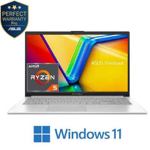 ASUS E1504FA-NJ005W AMD Ryzen™ 5 7520U , 8GB , 512 SSD , Redon , 15.6" FHD , Win 11- Silver