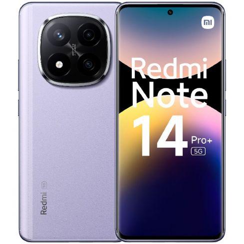 Xiaomi Redmi Note 14 Pro+ 5G, 12GB Ram, 512GB - Lavender Purple