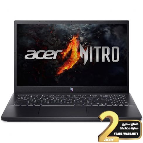 Acer Nitro V15 Ryzen 5 - 7535HS, 8GB Ram, 512GB SSD, RTX 3050, 15.6 FHD, Win 11 - Black