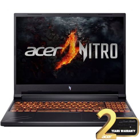 Acer Nitro V16 Intel® Core™ i7-14650HX, 16GB Ram, 512GB SSD, RTX 4060, 16" WQXGA , Win11 - Black