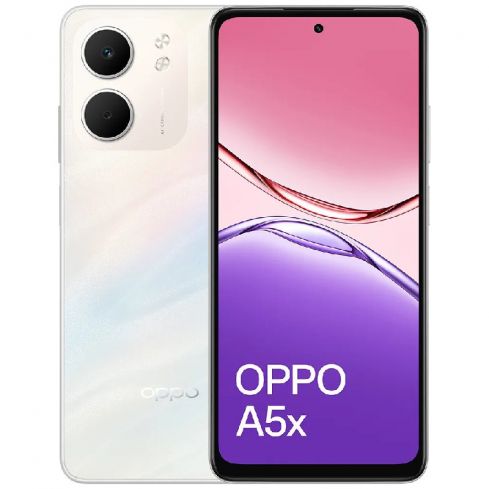 أوبو A5x، رامات 4 جيجابايت، 128 جيجابايت - أبيض
