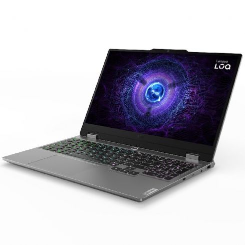 لينوفو Loq 15IAX9 لابتوب، Intel® Core i5-12450HX، رامات 12 جيجابايت، SSD 512 جيجابايت، NVIDIA® GeForce RTX™ 2050 4جيجابايت، 15.6 بوصة عالية الدقة، 83GS00SKED - رمادي