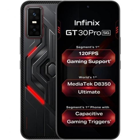 انفنيكس GT 30 برو 5G، رامات 12 جيجابايت، 512 جيجابايت - أسود