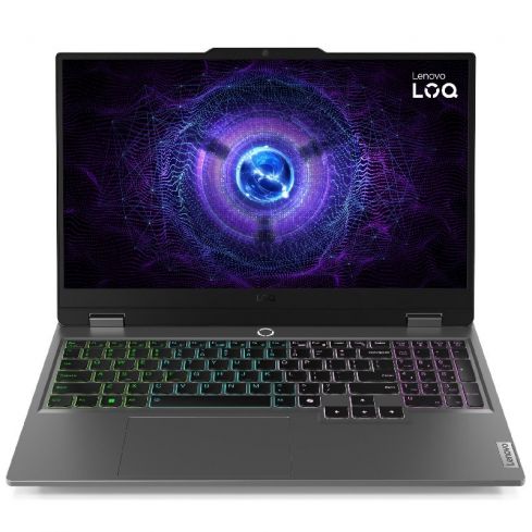 Lenovo LOQ 15IAX9 Laptop, Intel® Core i5-12600HX, 12GB Ram, 512GB SSD, NVIDIA® GeForce RTX™ 3050 6GB, 15.6" FHD, 83GS00RXED - Luna Grey