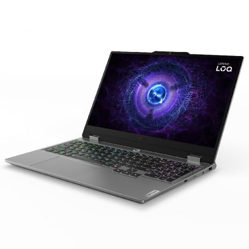 Lenovo LOQ 15IAX9 Gaming Laptop, Intel® Core i5-12600HX, 12GB Ram, 512GB SSD, NVIDIA® GeForce RTX™ 3050 6GB, 15.6" FHD, 83GS00RXED - Luna Grey