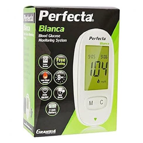 جرانزيا Perfecta Bianca 25 جهاز قياس السكر - أبيض