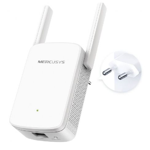 Mercusys ME30 موسع نطاق واي فاي، ثنائي النطاق، 300 ميجابت في الثانية، AC1200 - أبيض