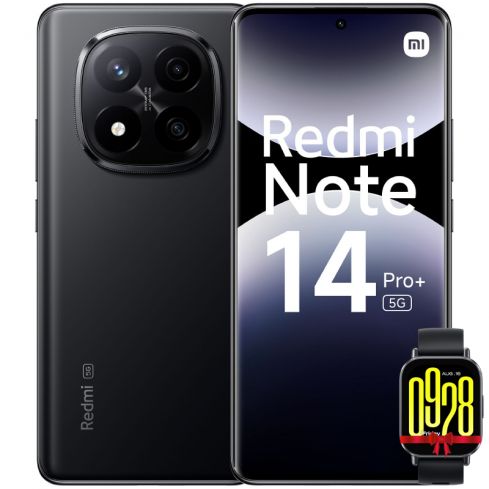 Xiaomi Redmi Note 14 Pro+ 5G, 12GB Ram, 256GB - Midnight Black