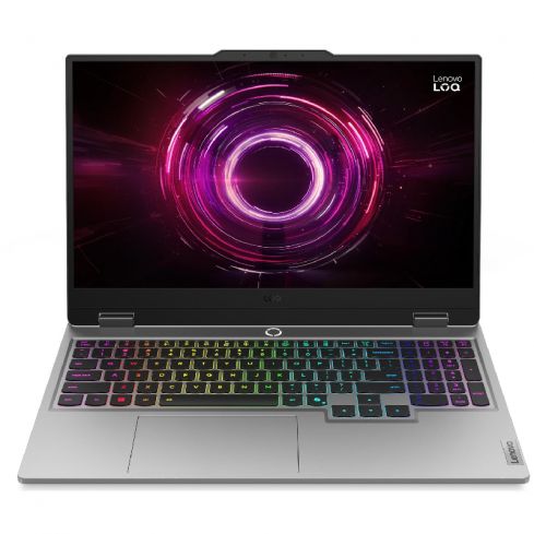 لينوفو LOQ لابتوب، AMD Ryzen™ 7 250، رامات 16 جيجابايت، SSD 512 جيجابايت، NVIDIA® GeForce RTX™ 5050 8 جيجابايت، شاشة 15.6 بوصة عالية الدقة، 83JG002BED - رمادي