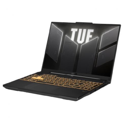 Asus TUF F16  Gaming Laptop, Intel® Core™ 5 210H, 8GB Ram, 512 SSD, NVIDIA® GeForce RTX™ 3050, 16"FHD+, Win 11, FX607VJ-RL805W - Mecha Gray
