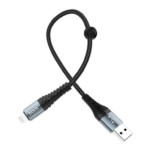 Hoco Cable USB to Lightning 0.25M, X38 - Black