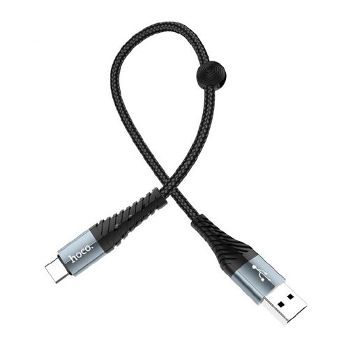 Hoco Cable USB to Type-C 0.25M, X38 - Black