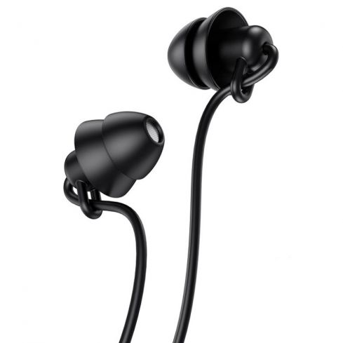 Hoco M81 Wired earphones with mic - Black