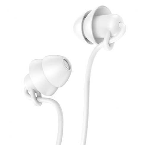 Hoco M81 Wired earphones with mic - White