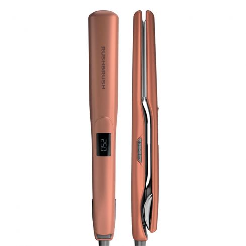 Rush Brush® X2 Max Hair Straightener - Rose Gold