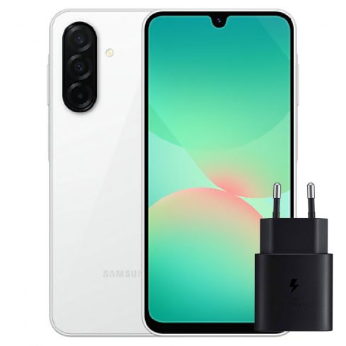 سامسونج جالكسي A26 5G، رامات 6 جيجابايت، 128 جيجابايت - أبيض