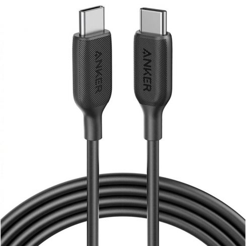 Anker A173H11 Cable USB TO Type-C , 6ft , Fast Charging - Black