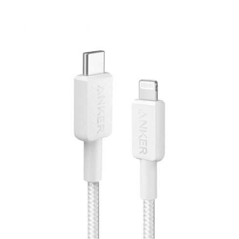 
Anker A81B5H21 Cable Type-C TO Lightning , 6ft - White 
