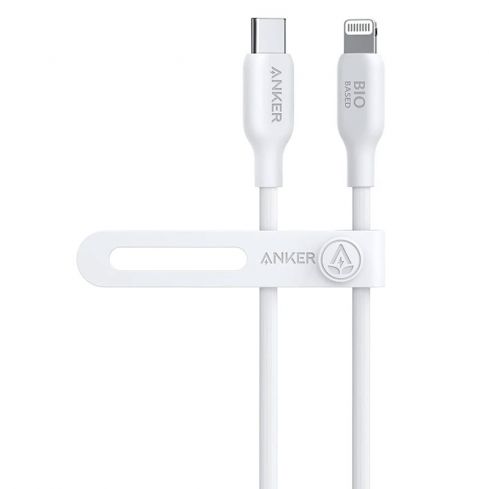 Anker 542 USB-C To Lightning Cable Bio-Based B2B 30W - White